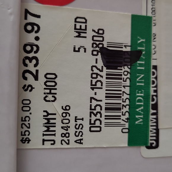 Jimmy Choo Size 37 Blue & Silver Bridal Shoes - Picture 10 of 10